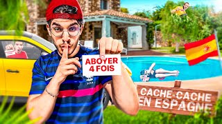 CACHE CACHE DANS UNE VILLA EN ESPAGNE ENTRE FRÈRES ! MAIS AVEC DES DÉFIS.. #EspJ3