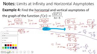 2.4a Limits and Infinity and Horizontal Asymptotes Part 2