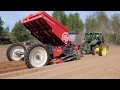 Dewulf Miedema Structural MS4000 potato planter with John Deere 6125R tractor