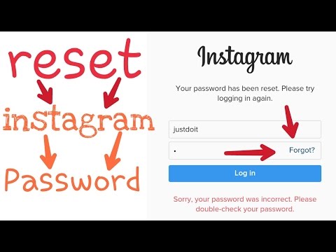 How to reset Instagram password How to reset Instagram password