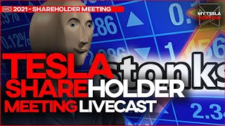 Tesla 2021 Shareholder Meeting - Plus answer from "Say" - STONKHOLDER!