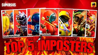 TOP 5 BEST IMPOSTER ROLLS OF ALL TIME 🔥😱 || SUPERSUS HINDI GAMEPLAY || EPIC BOYS GAMING