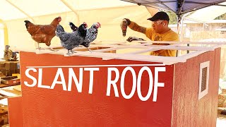 Chicken Coop - How to Build Slant Roof Coop