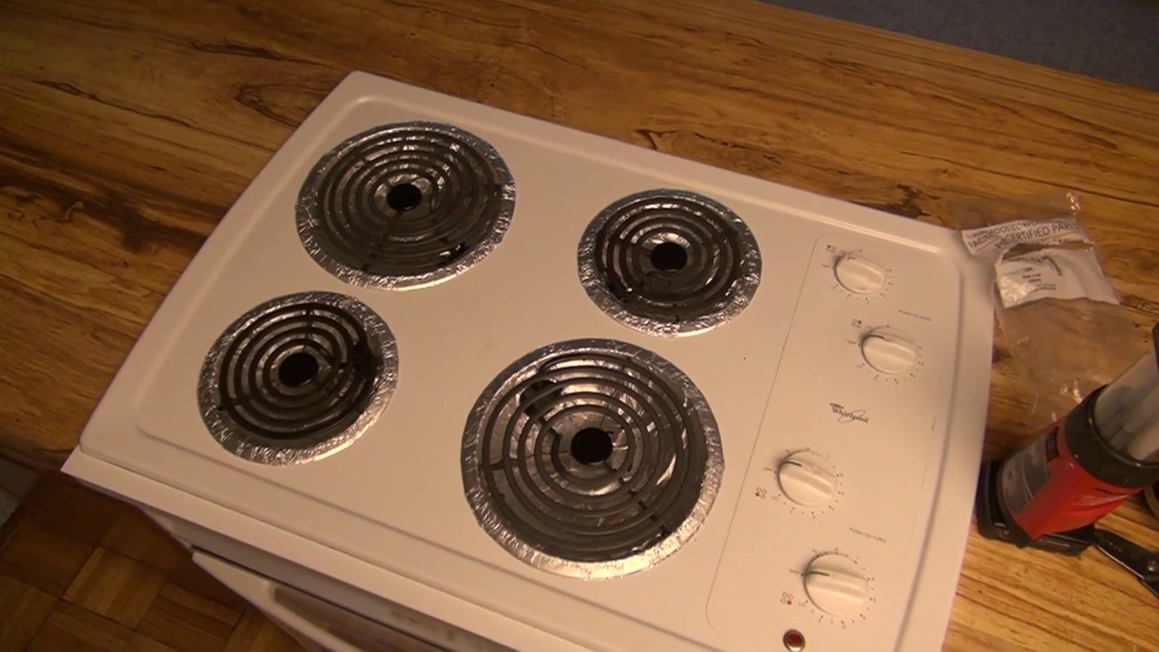 Electric Stove Burner Element Repair - YouTube