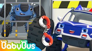 Monster Police Car is Here to Help | Fire Truck, Ambulance🚒🚑 | Nursery Rhymes | Kids Songs | BabyBus