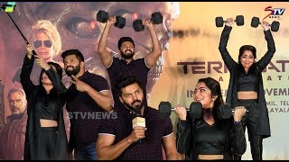 Hero Arya Talk About Bigil Movie | Arya Speech at Terminator Dark Fate Tamil Trailer Launch | |STV