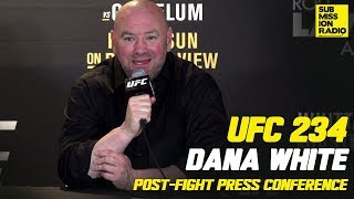 UFC 234: Dana White Post-Fight Press Conference