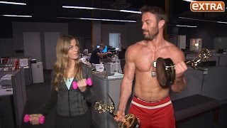 'Extra' Works Out with Bad Chad from 'The Bachelorette'