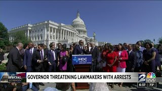 Gov. Abbott threatening lawmakers with arrest