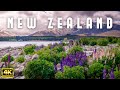 FLYING OVER NEW ZEALAND (4K UHD) - Relaxing Music With Stunning Beautiful Nature (4K Video Ultra HD)