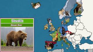 National Animals of European Countries