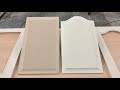 Como hacer tableros para puerta con madera y MDF