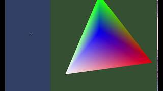 Hello Triangle! using pyOpenGL.