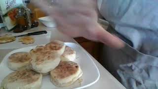 Nana.s Live Cooking-Feb 24, 28-Sour Dough English Muffins