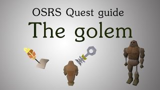 [OSRS] The golem quest guide