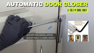 Automatic Door Closer Hinge - Spring Door Closer | Installation & Demo