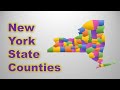 USA New York State Counties and Seats [SHORT]