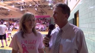 EBHS Girls Volleyball Senior Night and Volley for a Cure