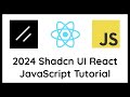 How to Install Shadcn UI using Javscript, Vite, and React | Nov 2024 Update