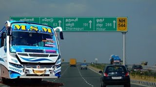 MSM BUS OVERTAKING TNSTC BUSES BACK 2 BACK _ ERODE COVAI BYPASS RIDER_MASS RACING ON NH 544