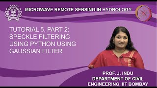 Tutorial 05 Part 02: Speckle Filtering Using Python Using Gaussian Filter
