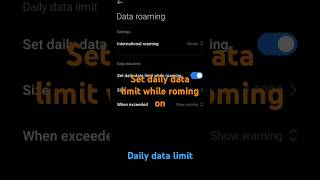 Set daily data limit/ ನಿಮ್ಮ ಡೈಲಿ ಡೇಟವನ್ನು ಹೇಗೆ ಸೆಟ್ ಮಾಡುವುದು