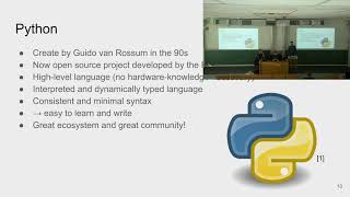 Scientific Programming in Python 2019 - Lecture 1.1: Introduction