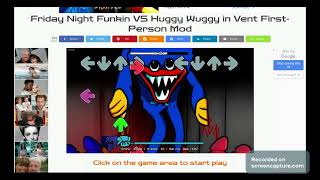 Friday Night Funkin' VS Huggy Wuggy In Vent, but It's first person (FNF Mod) (Poppy Playtime/Horror)