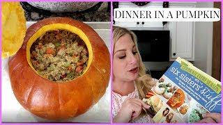 Dinner In A Pumpkin, Fun Fall Recipe!