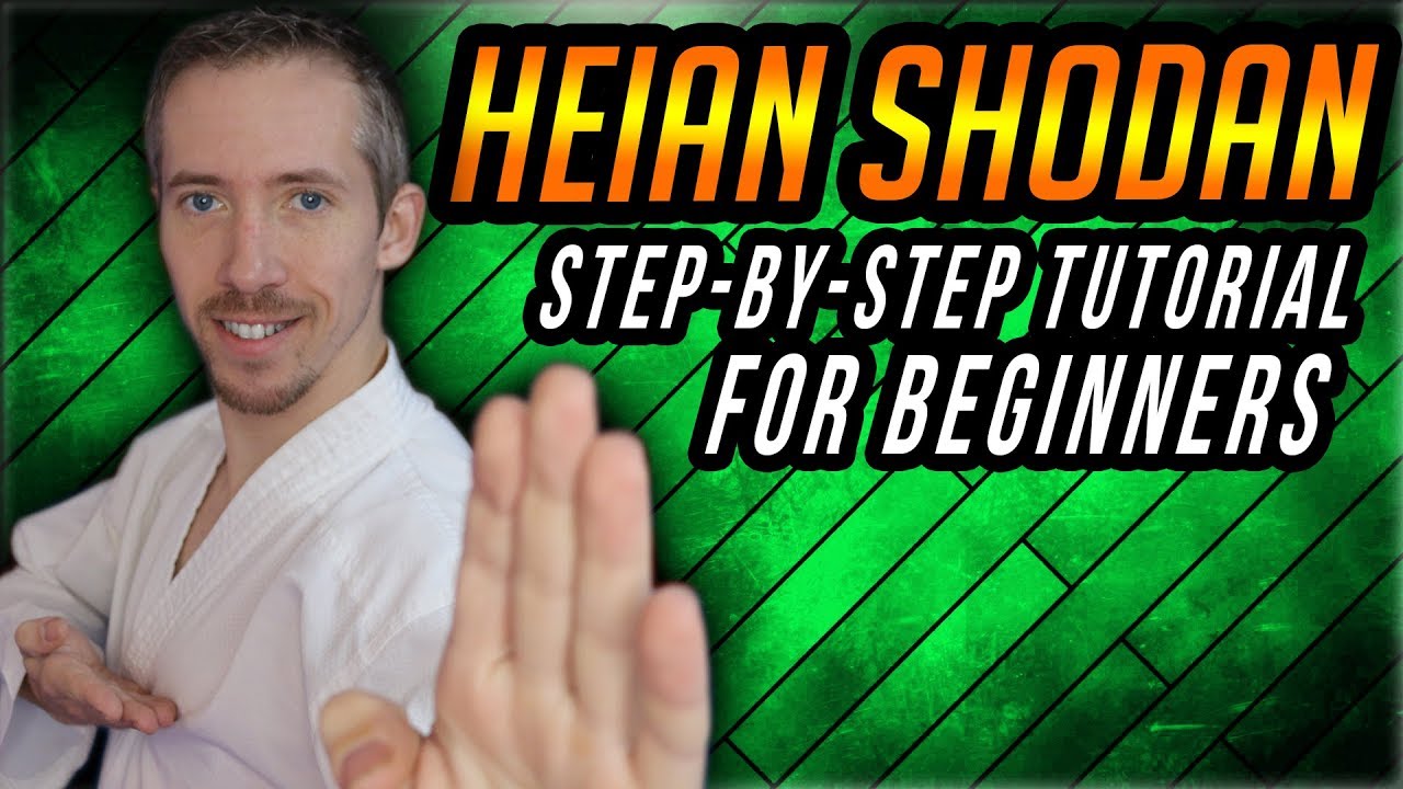 Shotokan Kata - Heian Shodan [Step-By-Step] - YouTube