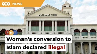 Sabah woman’s conversion to Islam declared illegal