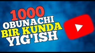 Youtube kanalga odam qo'shish || Youtube kanalga odam ko'paytirish