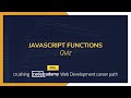 Crushing Codecademy PRO WEB DEVELOPMENT career path Challenge - Quiz