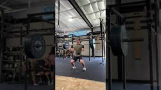 275 lbs unbroken hang power cleans 8-6-2021