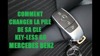 COMMENT CHANGER LA PILE DE SA CLE KEY-LESS GO MERCEDES-BENZ ( Classe A, Classe B, etc)