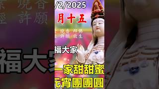 星期三 2月12日2025年 农历正月十五 就是 元宵节