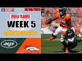 Denver Broncos vs New York Jets FULL GAME HIGHLIGHTS HD | NFL Week 5 - 10/08/2023