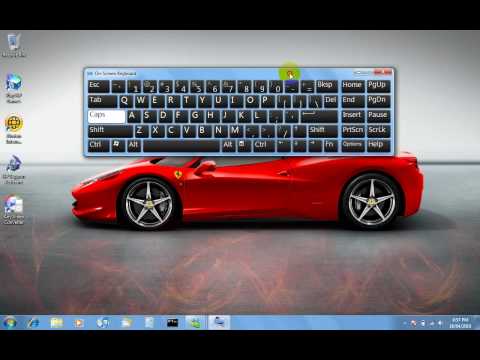 How to get the on-screen keyboard on Windows 7 How to get the on-screen keyboard on Windows 7