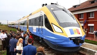 Trenul modernizat D1M Chisinau - Iasi (Socola)