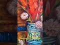 •Vangogh Challenge• oilpanting practice #oilpainting #art #painting #vangogh #tutorial #vase #paint