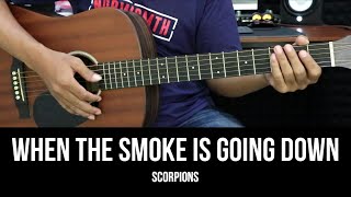 When The Smoke Is Going Down - Scorpions | EASY Guitar Lessons - Chord & Strumming Pattern