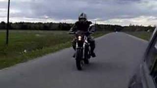 Honda Bros 650 ride