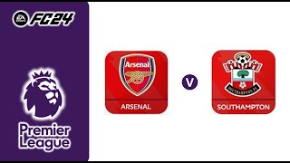 FC24丨Arsenal vs Southampton丨Premier League 2024/25丨英格蘭足球超級聯賽丨兵工廠 vs 南安普頓丨Round 7