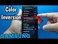 How to enable/disable color inversion on Samsung Galaxy A02 | Visibility Enhancements