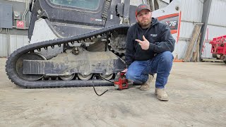 Bobcat T76 Track Tensioning Tutorial. The Proper Way To Keep Your Tracks Tight. #bobcatequipment