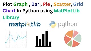How to use MatPlotLib library in python to create Graph,Pie,Scatter Charts