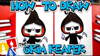 How To Draw The Grim Reaper Cute Cartoon