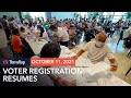 Comelec resumes voter registration for 2022 Philippine elections