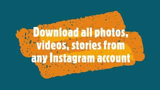 Download all photos, videos, stories from any Instagram Account with 3 LINES OF CODE using Python