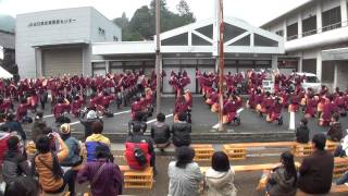 にしきふるさとまつり2013　山口大学よさこいやっさん 遙縁(えん） JA前会場